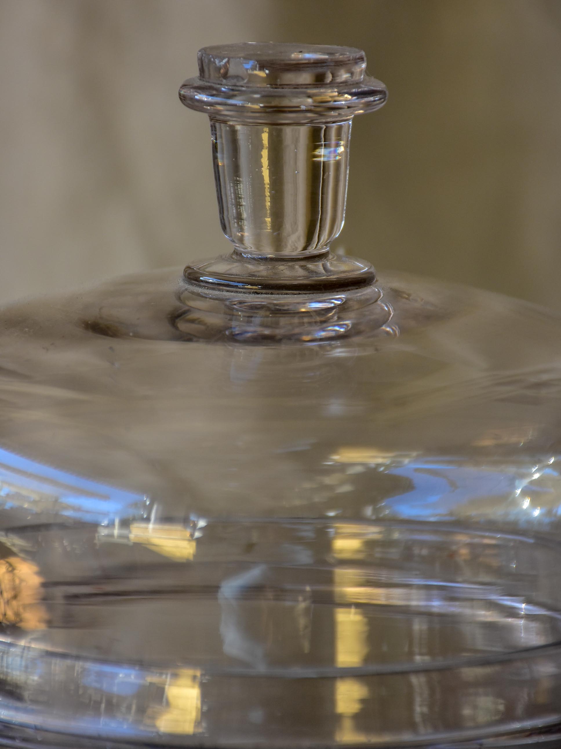 19th Century French blown glass lolly jar