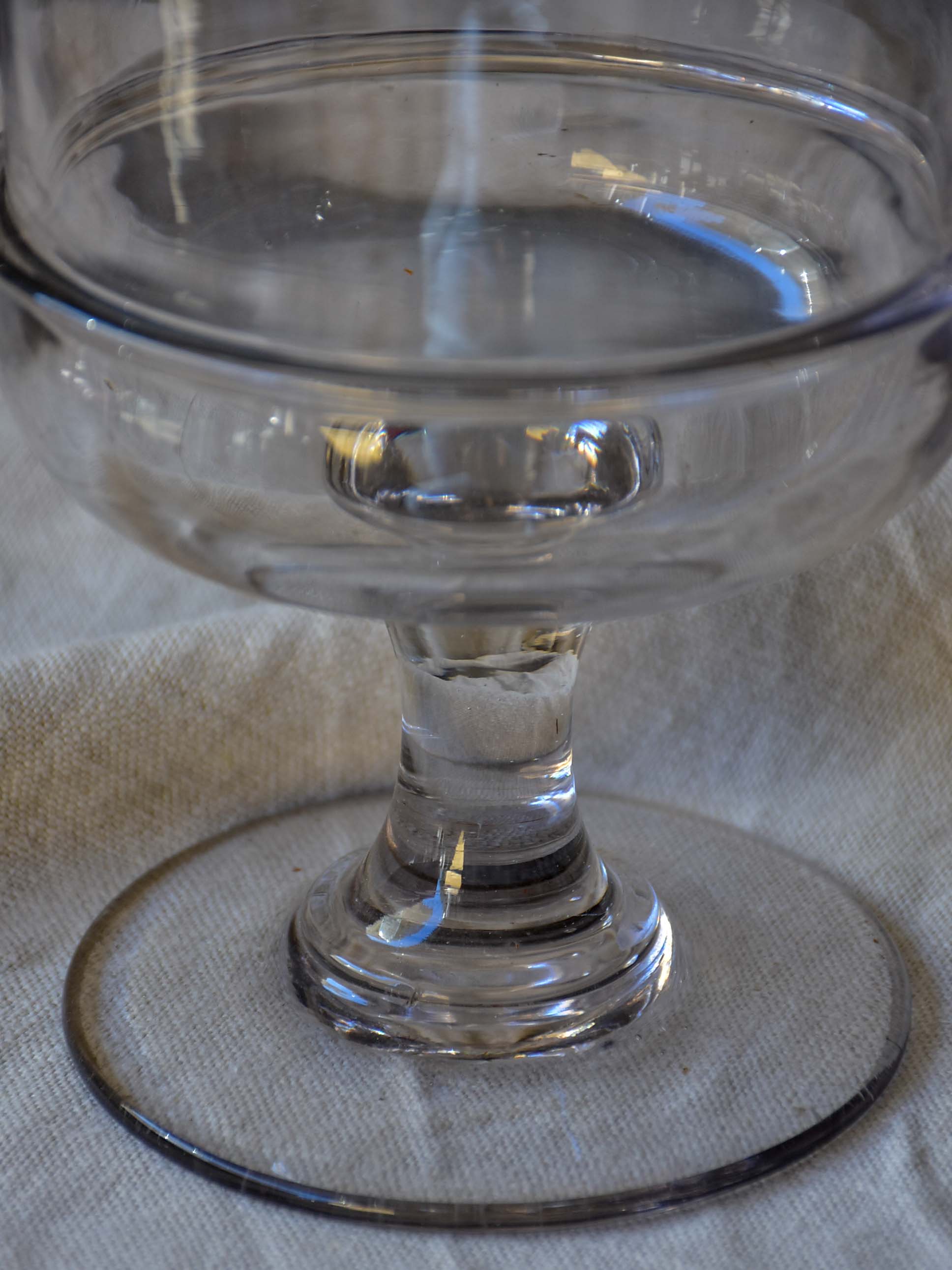 19th Century French blown glass lolly jar