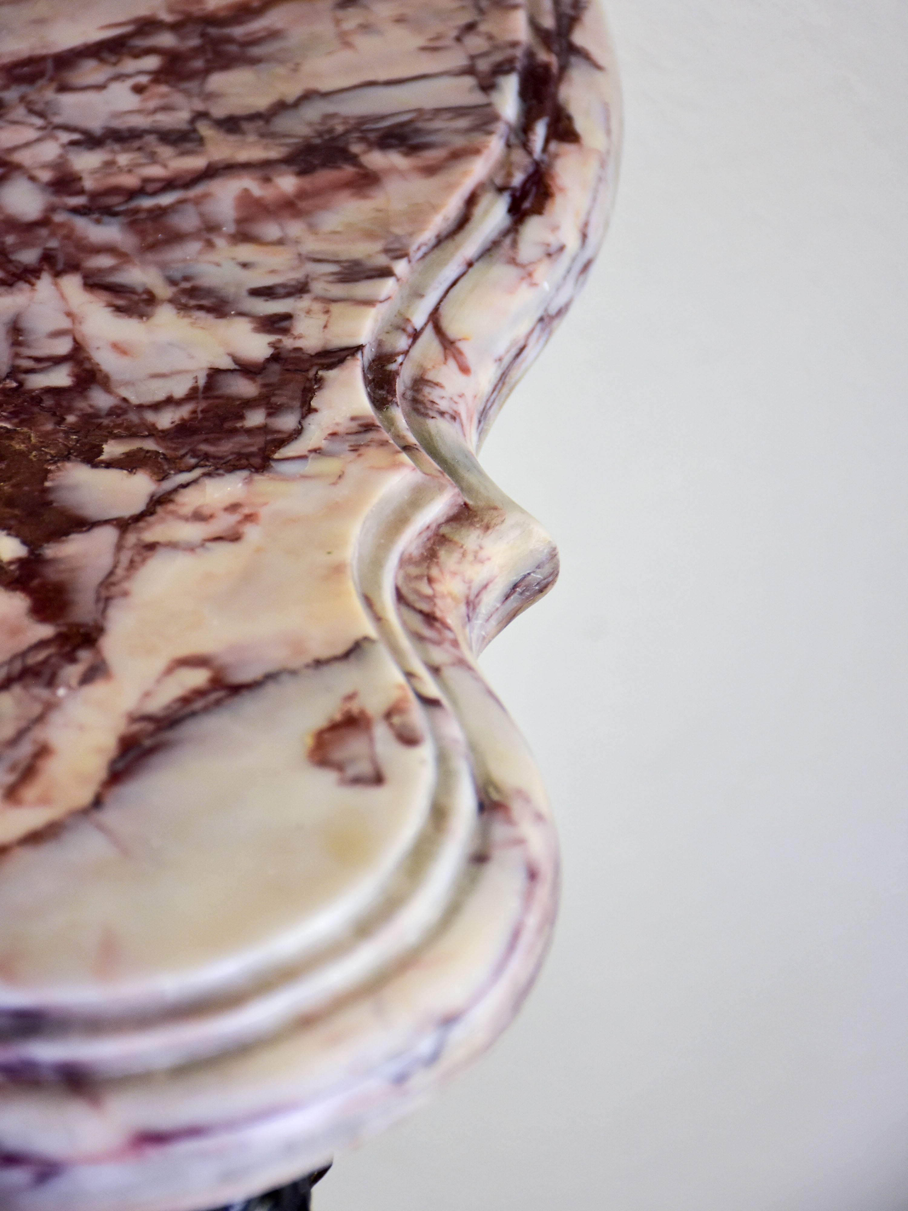 Large Louis XV marble console table