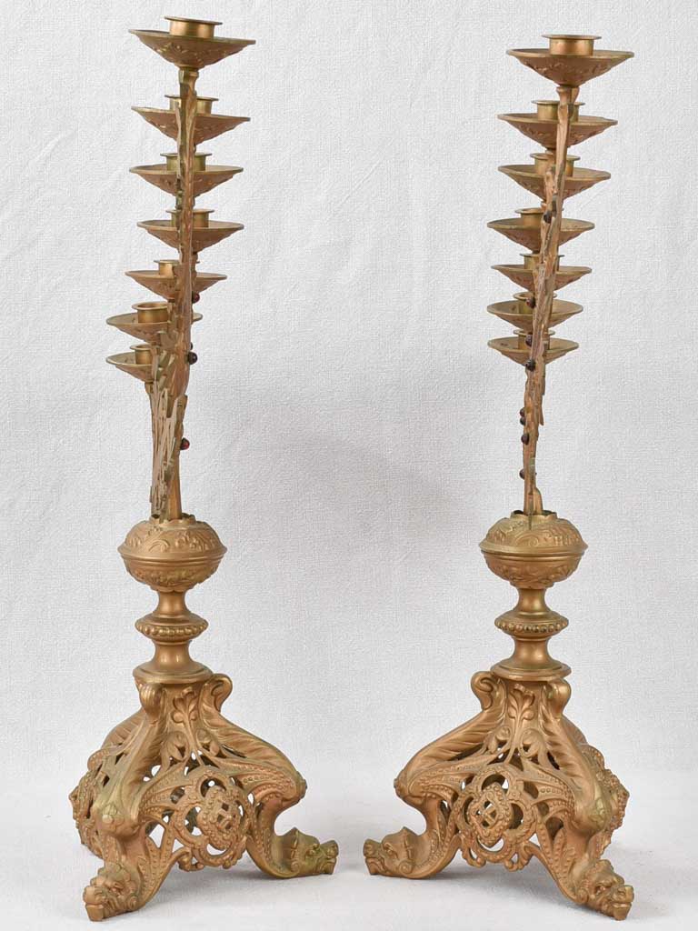 Candelabras, very large 26¾" x 23¼"