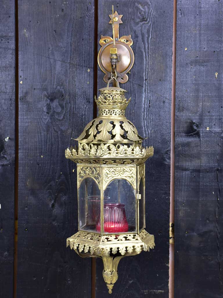 Napoleon III French lantern and bracket