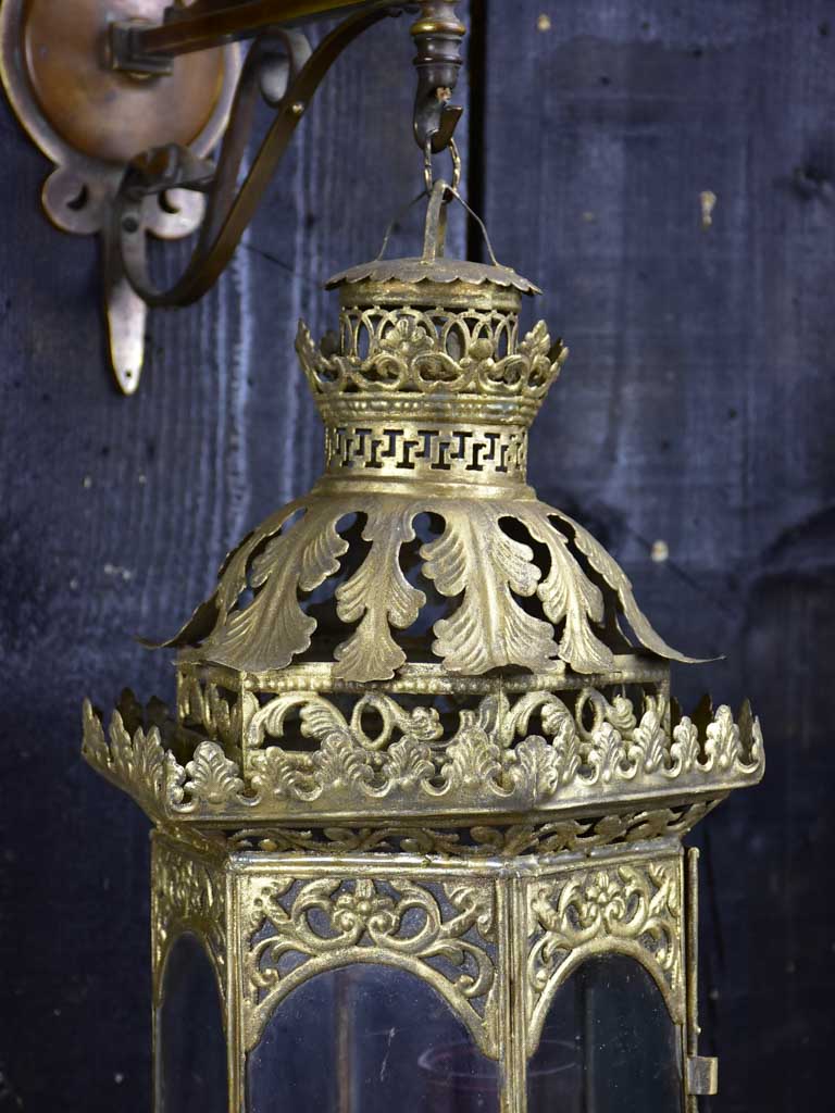 Napoleon III French lantern and bracket
