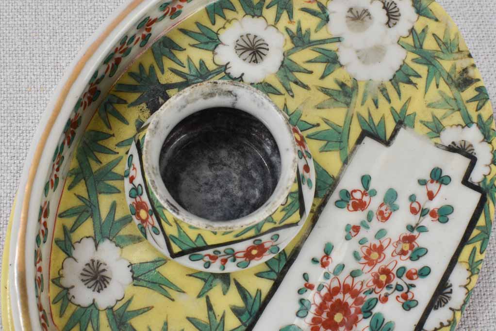 Inkwell, Chinoiserie, early-20th-century