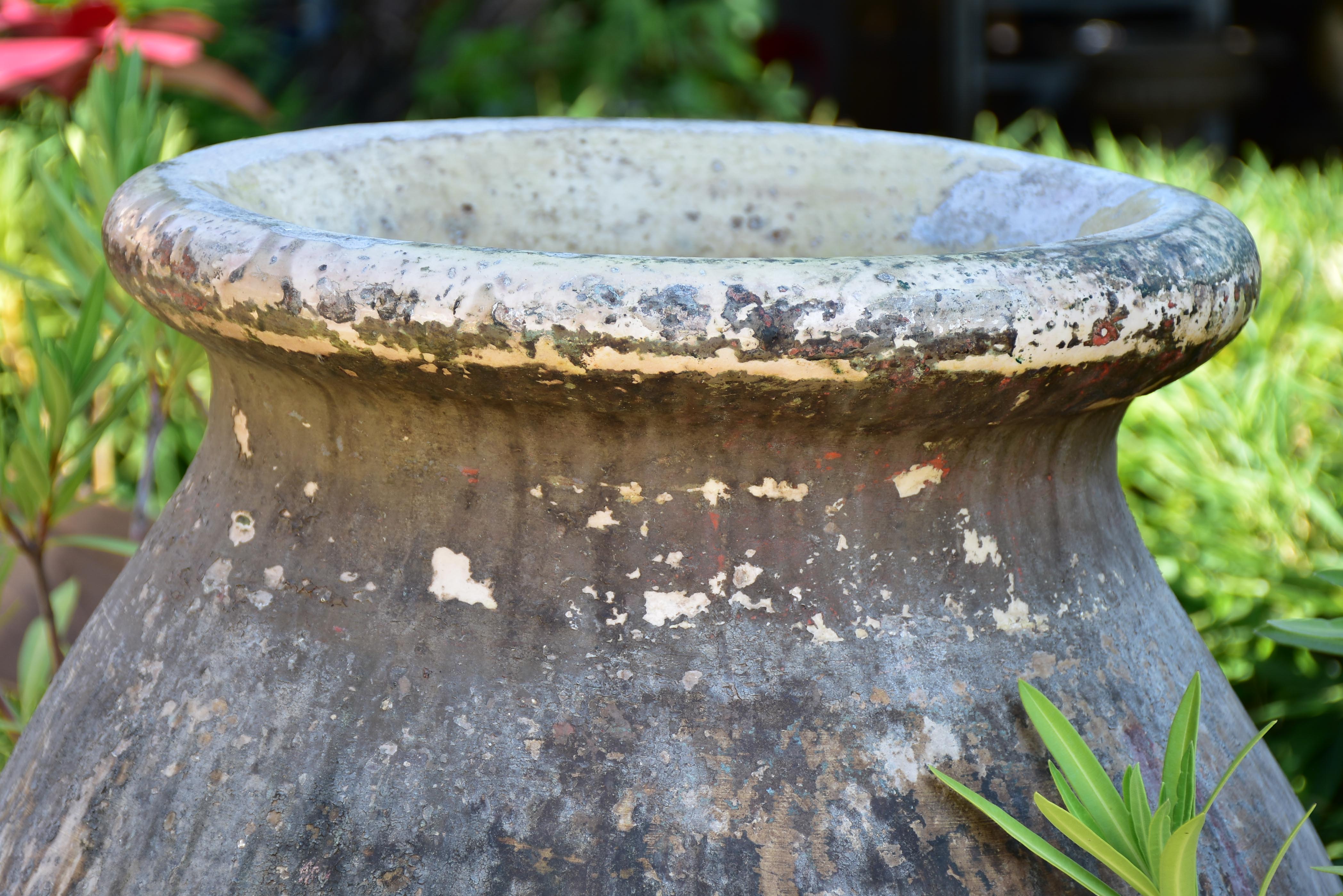 19th century French Biot oil jar