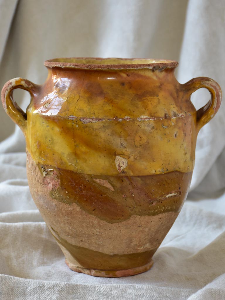 Antique French confit pot 9½"