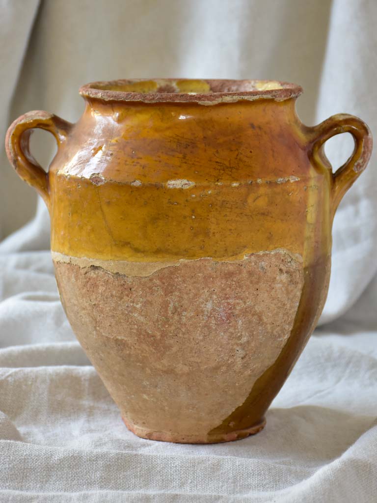 Antique French confit pot 9½"