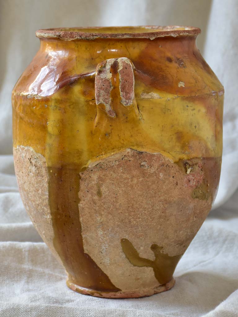 Antique French confit pot 9½"