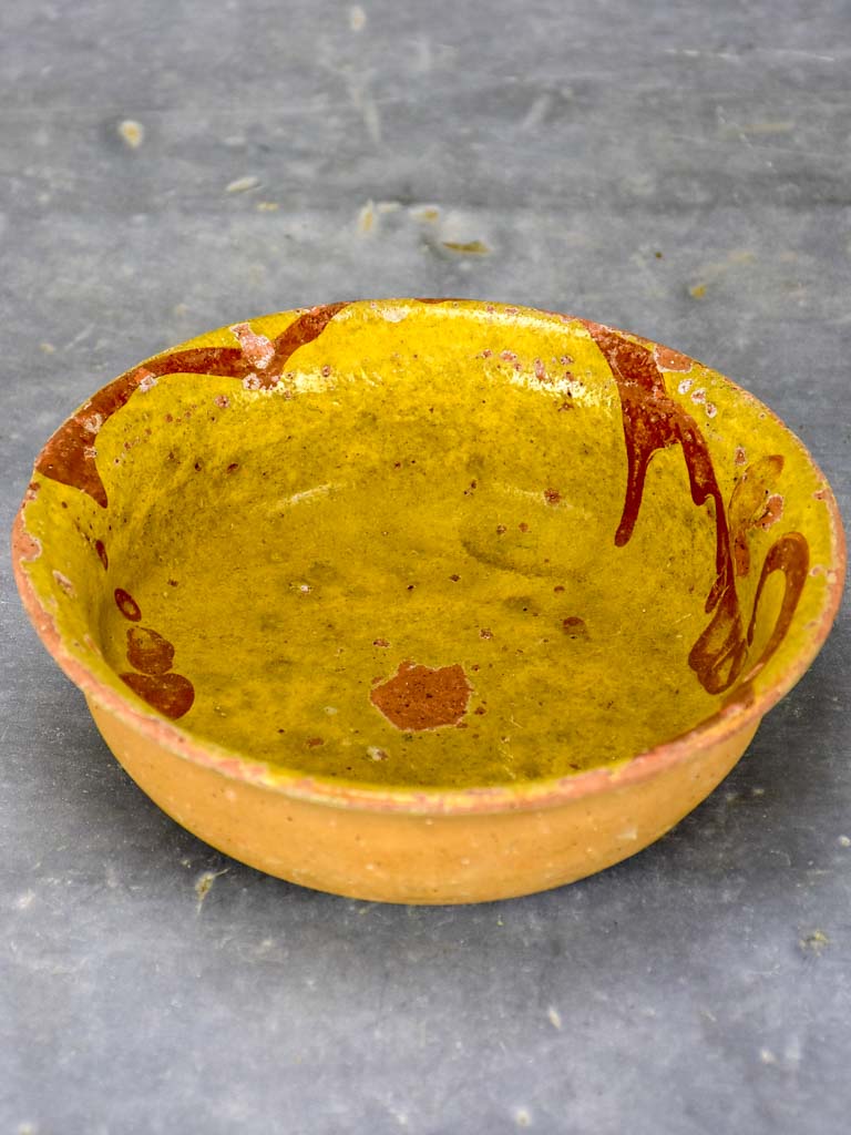 Antique French clay bowl - Vallauris