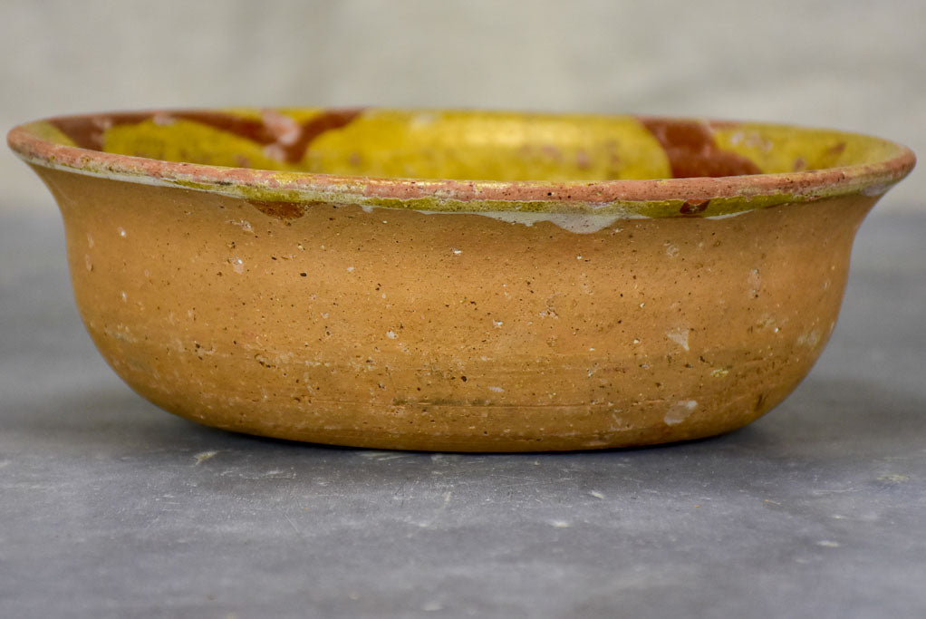 Antique French clay bowl - Vallauris