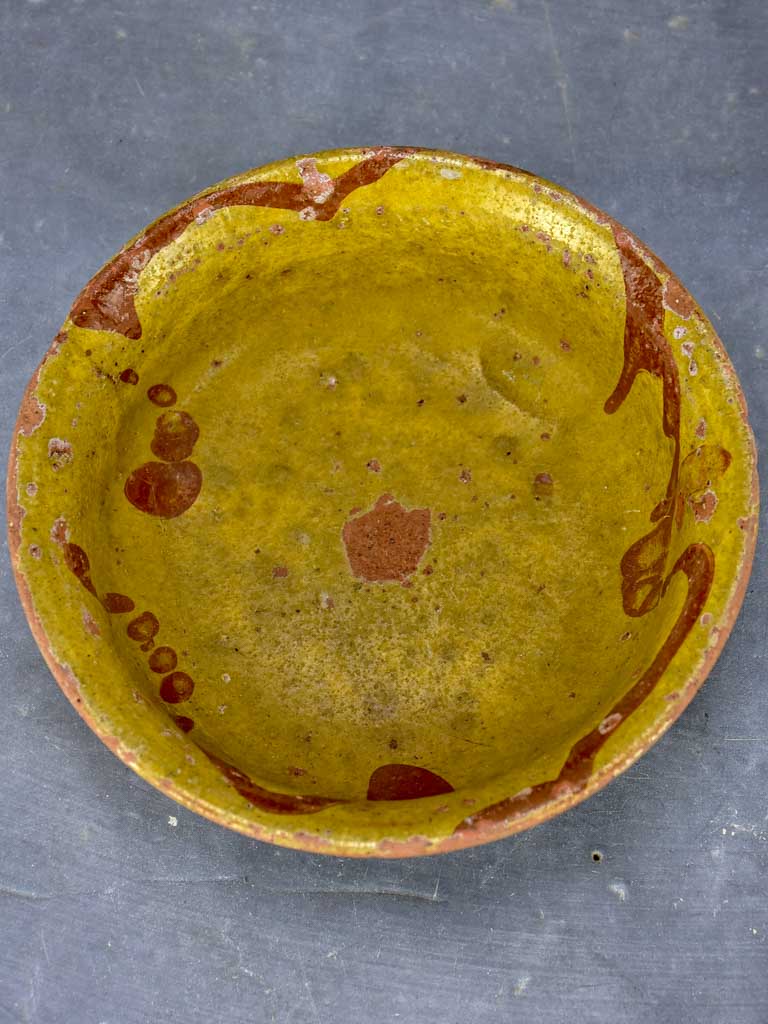 Antique French clay bowl - Vallauris
