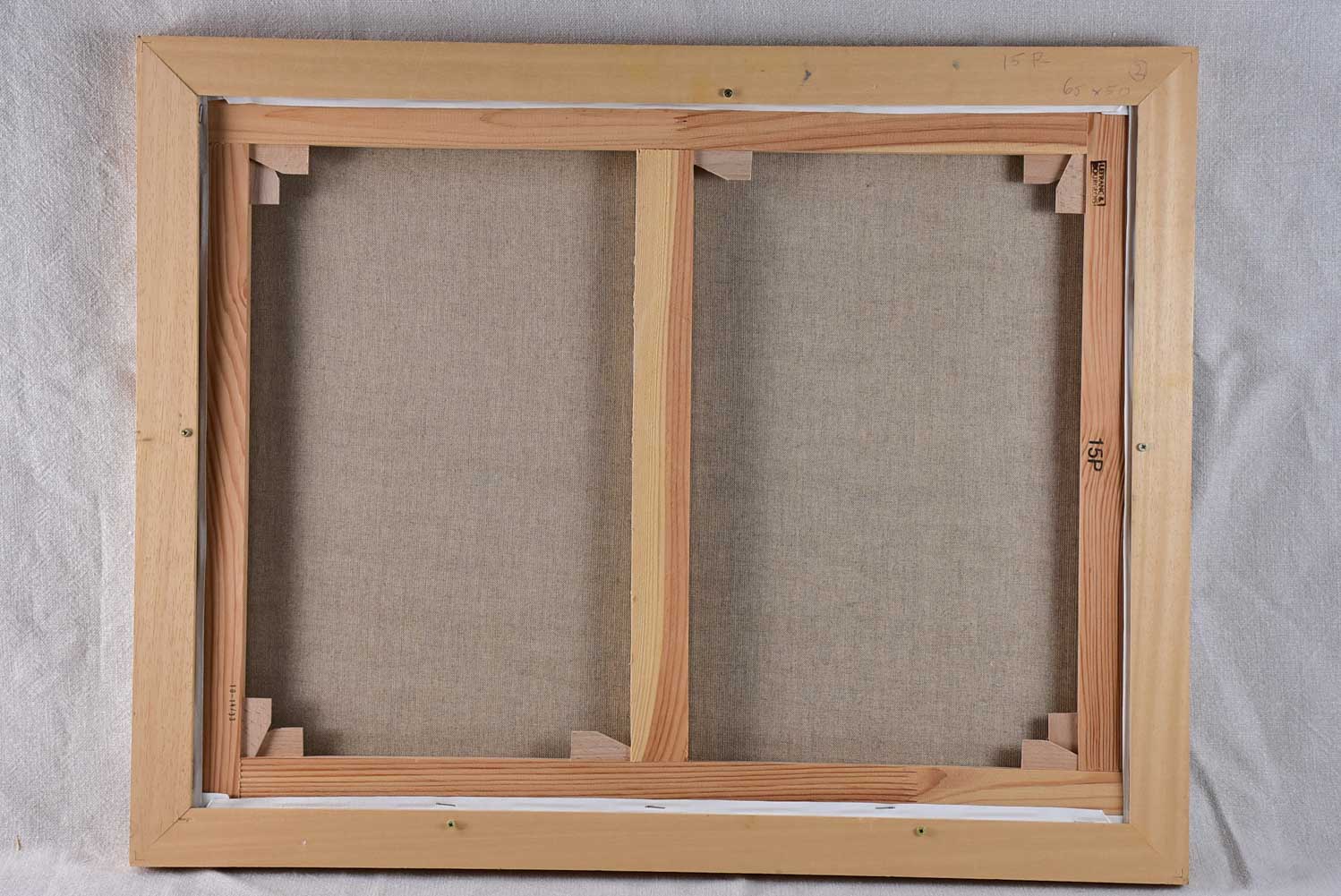 Hand-Painted, French Abstract Vintage Art