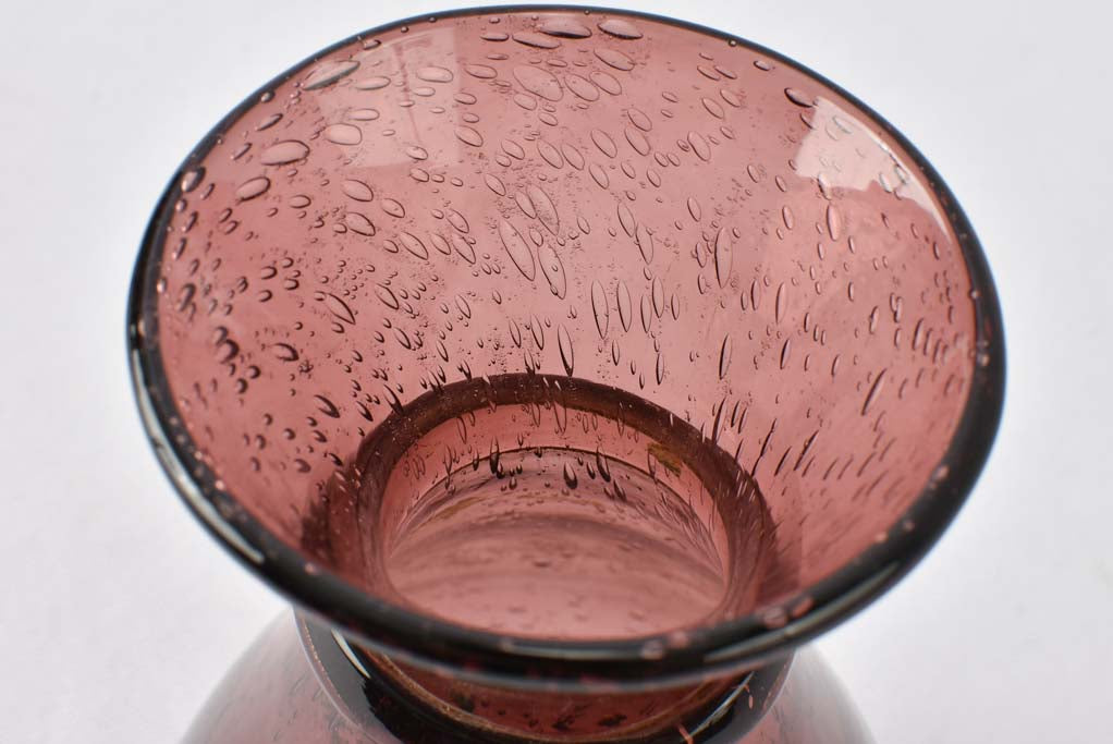 Stunning Bubbly Biot Glass Display