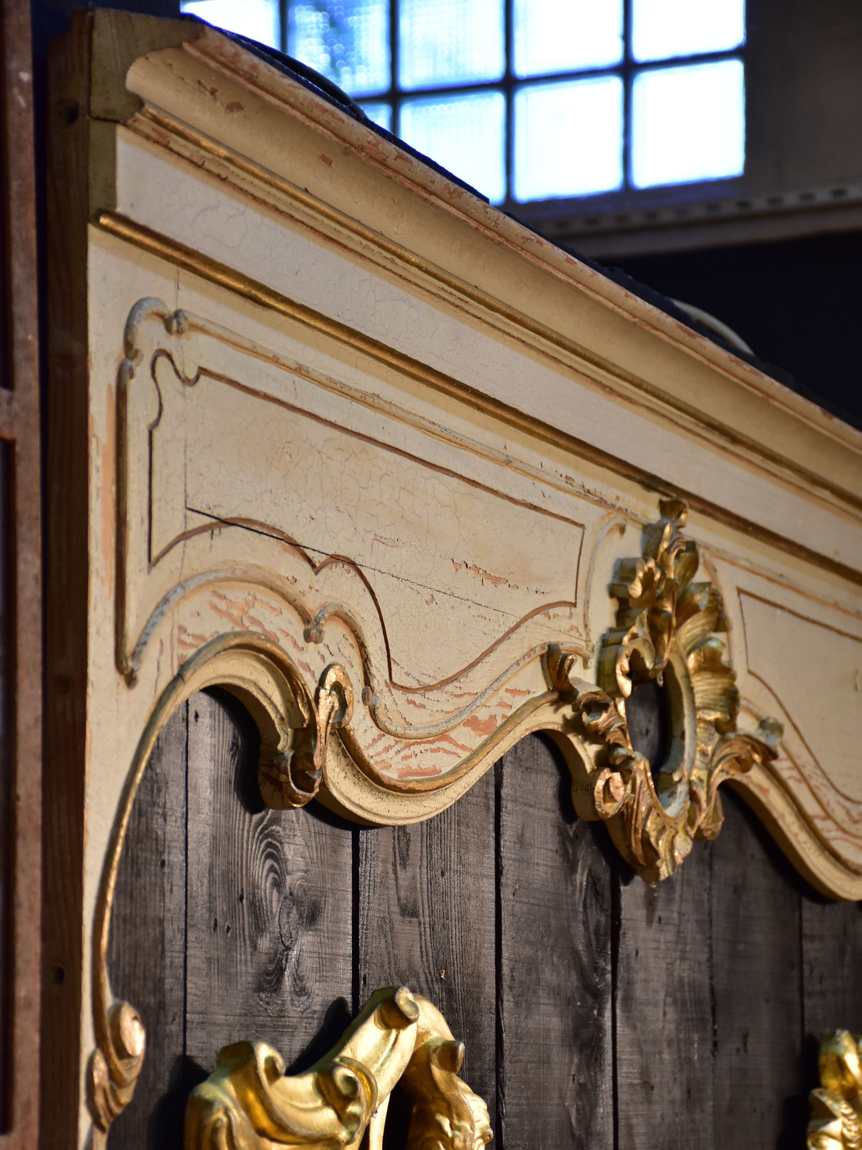 Antique French gilded boiserie
