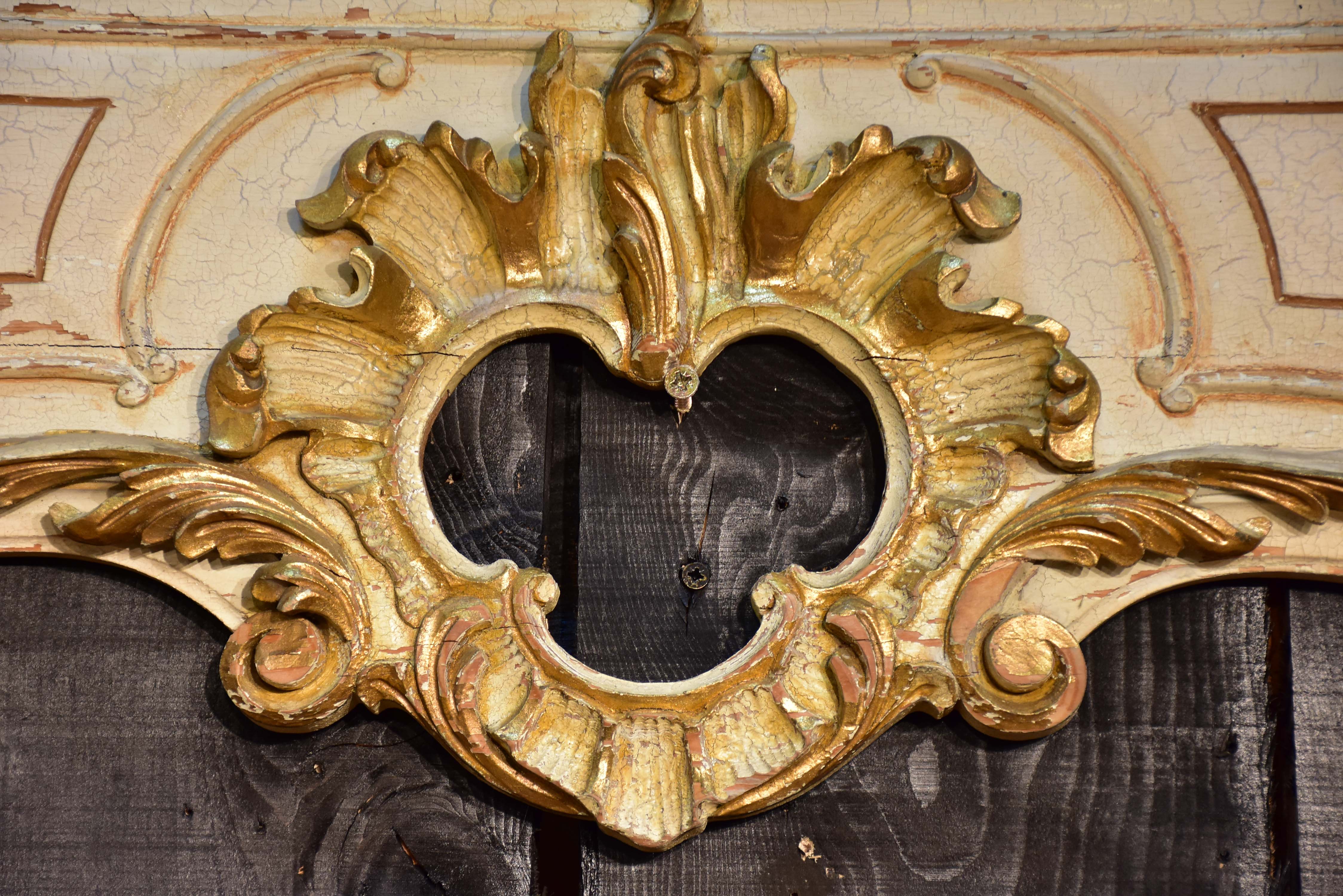 Antique French gilded boiserie