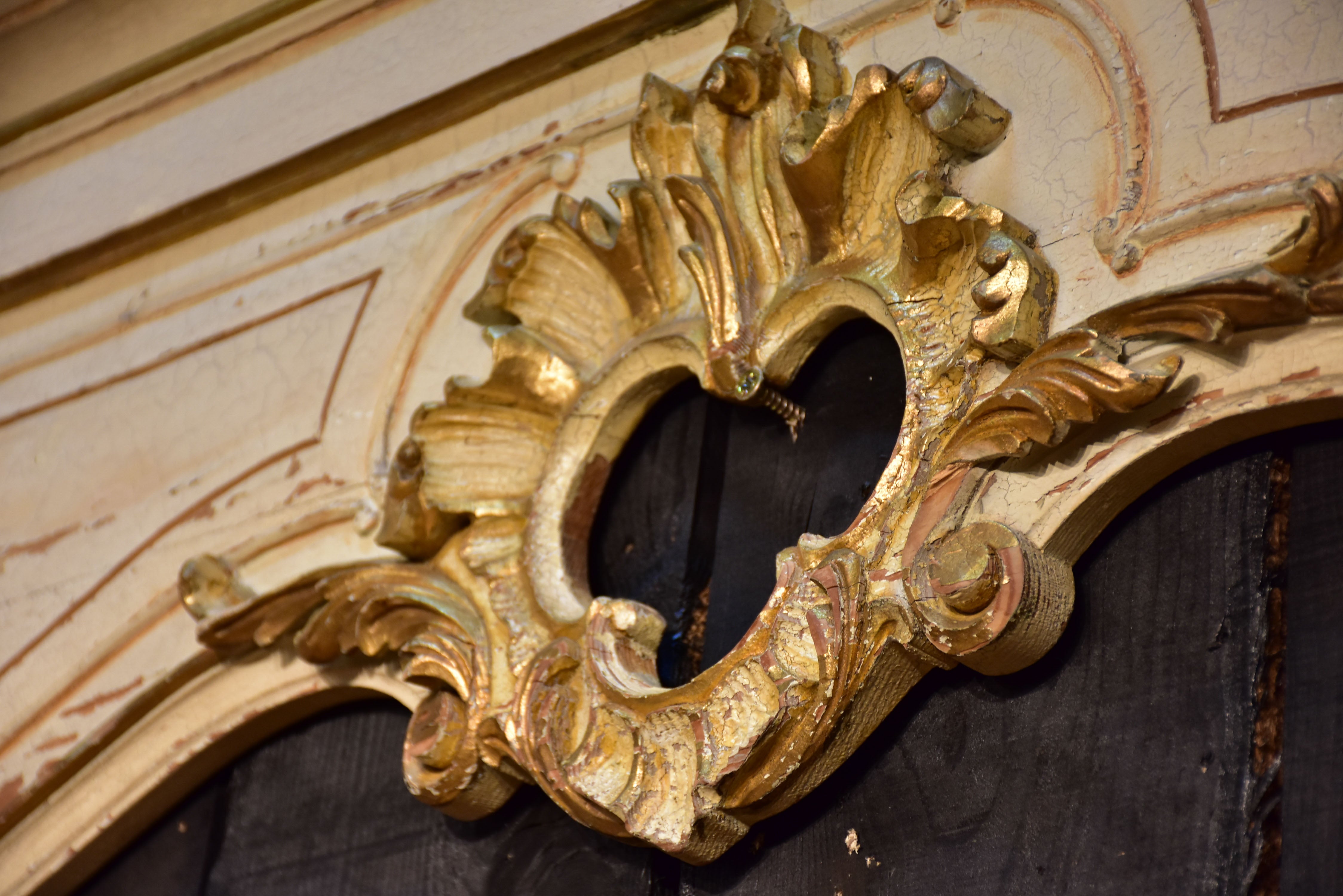 Antique French gilded boiserie