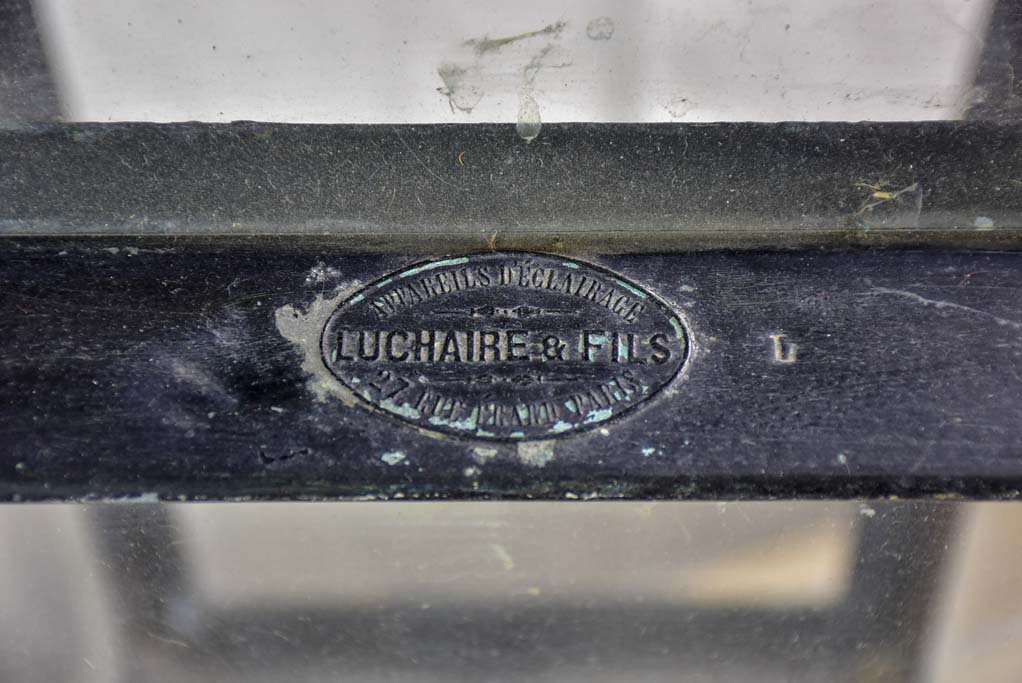 Large 19th Century French lantern - black 27½"
