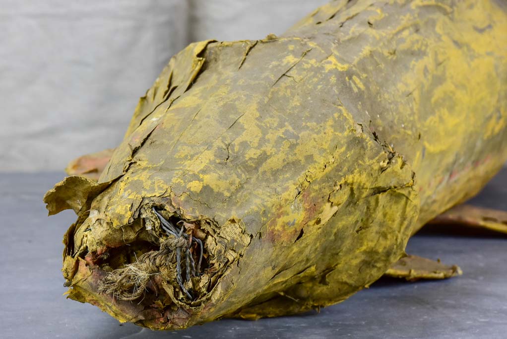 Large vintage French paper mache fish