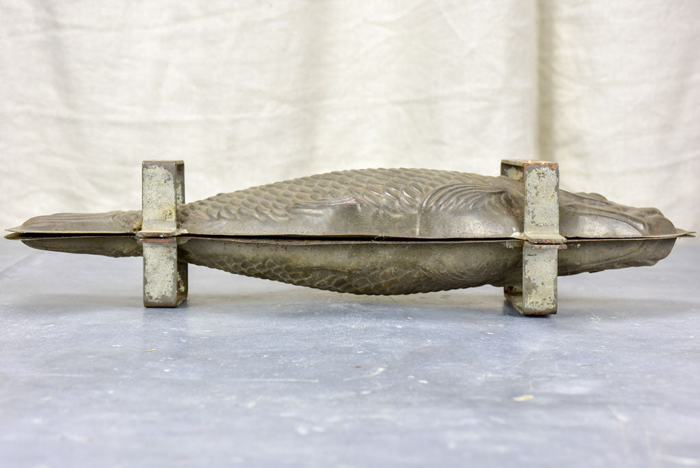 Vintage French chocolate mold - fish