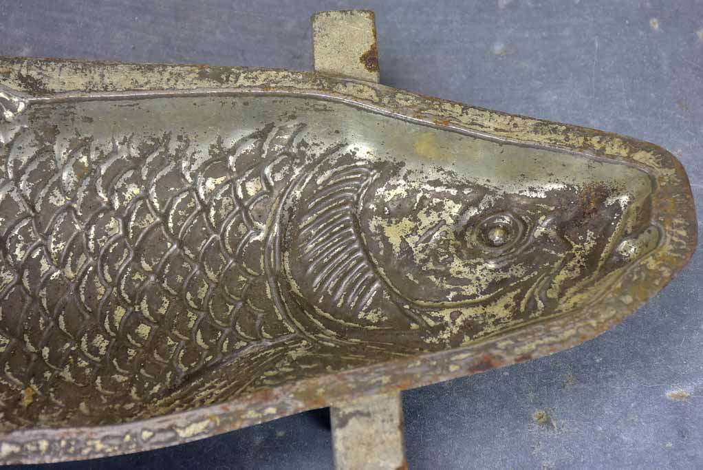 Vintage French chocolate mold - fish