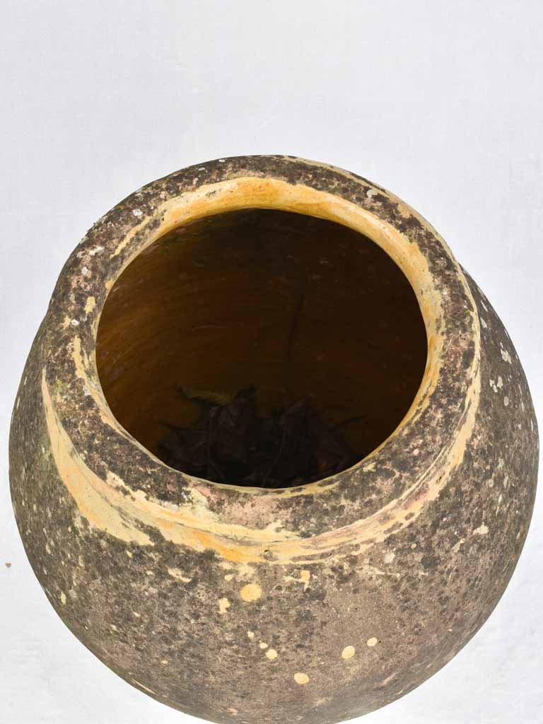 Antique French olive jar 22¾"