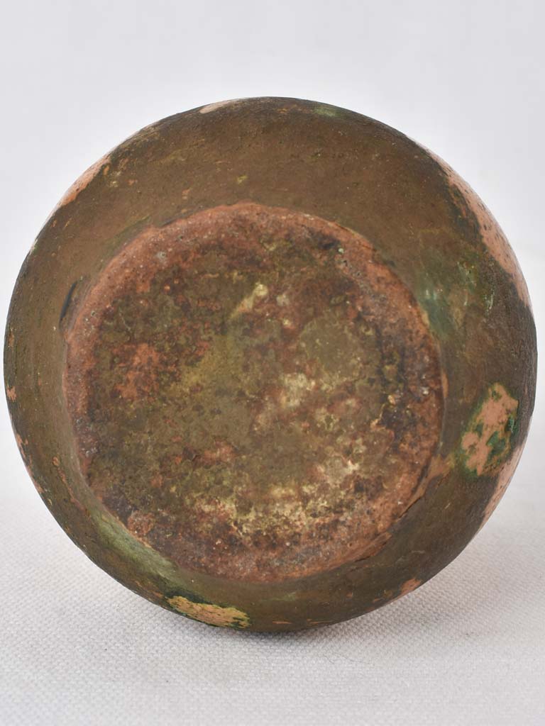 Very small antique French honey pot 4"