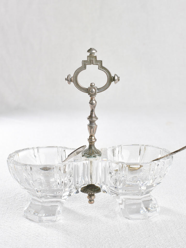 Antique salt and pepper bowls serveware