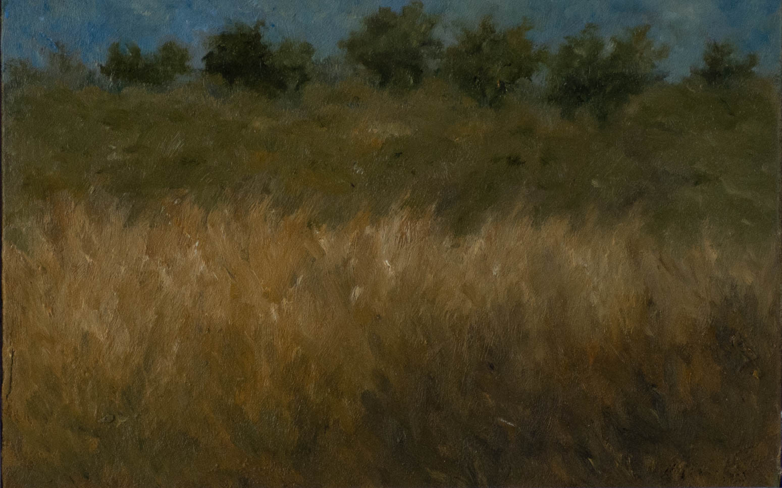 En octobre, le vent 12½ x 16¼""