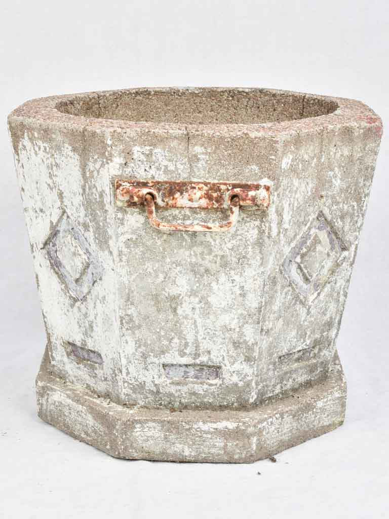 Set of 6 octogonal planters - 1930s 15¼"