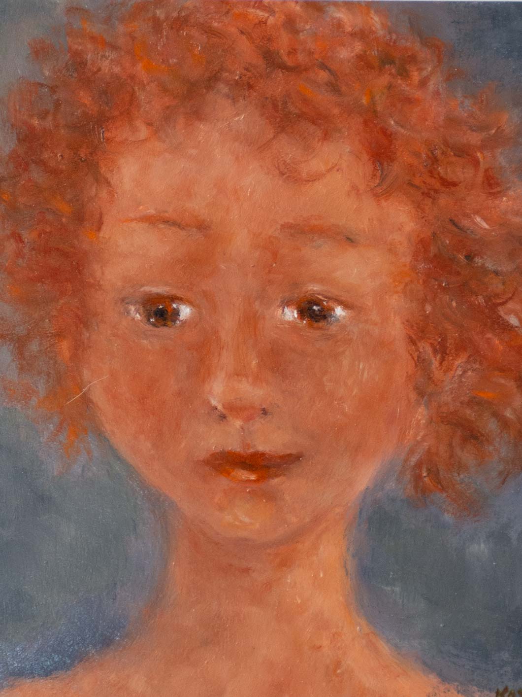 Charming vintage La Petite Fille artwork