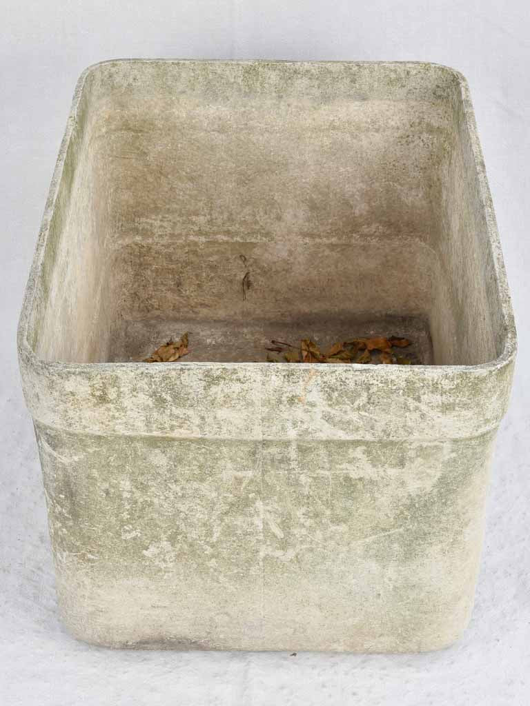 Set of 3 large rectangular Willy Guhl planters 19"