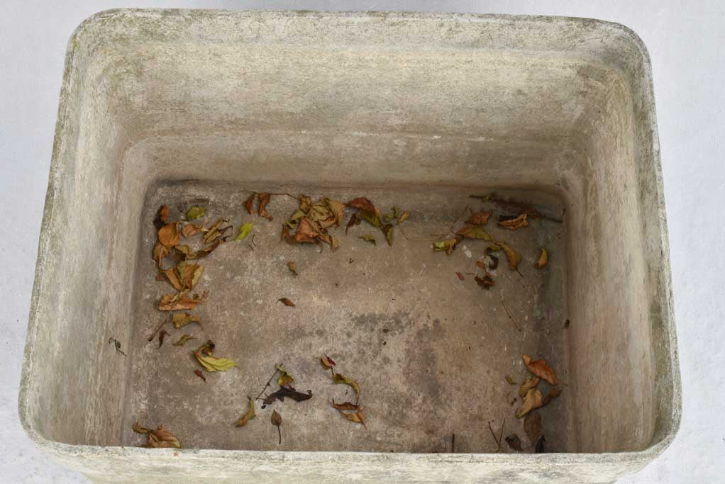Set of 3 large rectangular Willy Guhl planters 19"