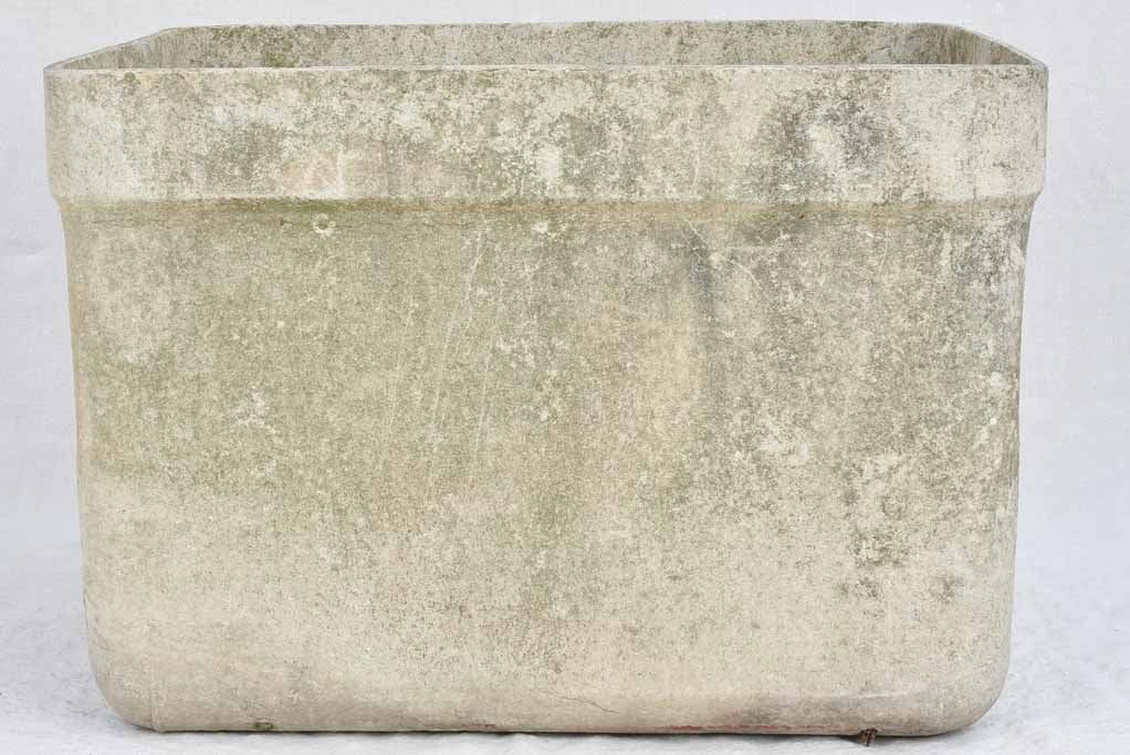 Set of 3 large rectangular Willy Guhl planters 19"