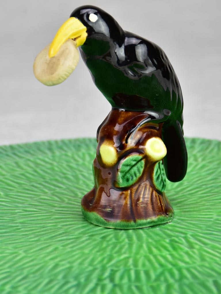 The Fox and the Crow (Le Corbeau et le Renard) cheese platter and knife 11½"