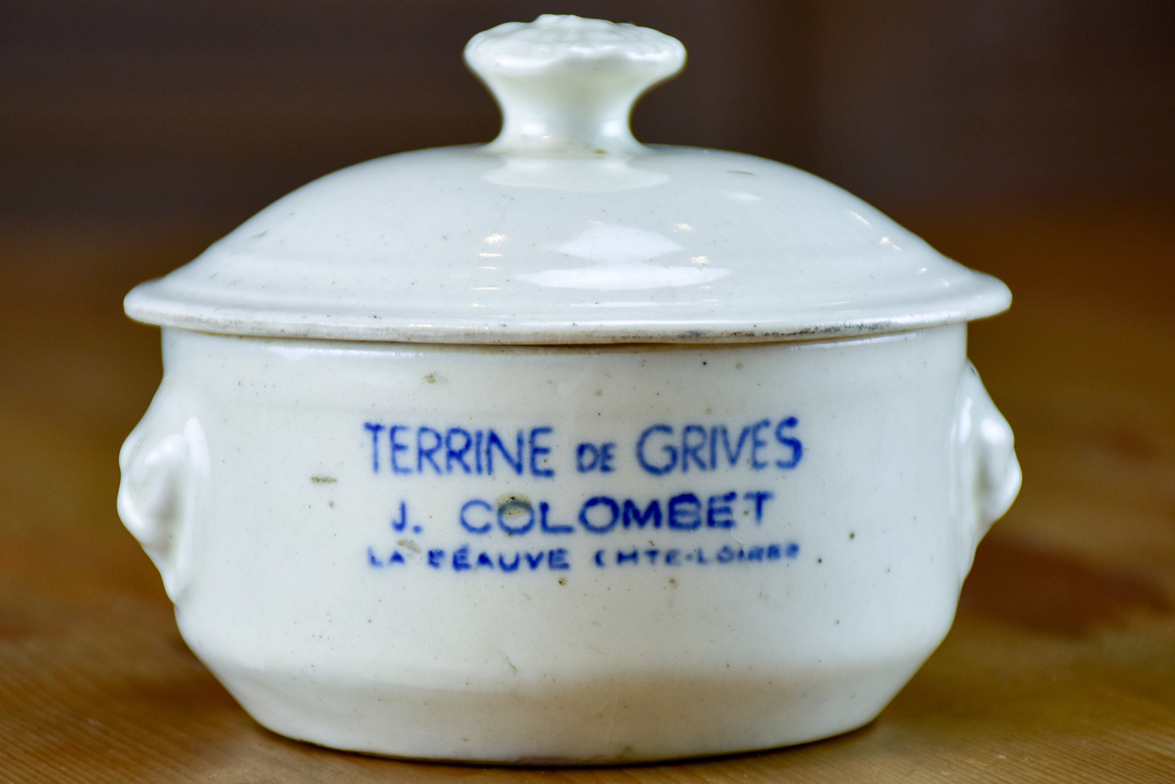Miniature French ironstone tureen