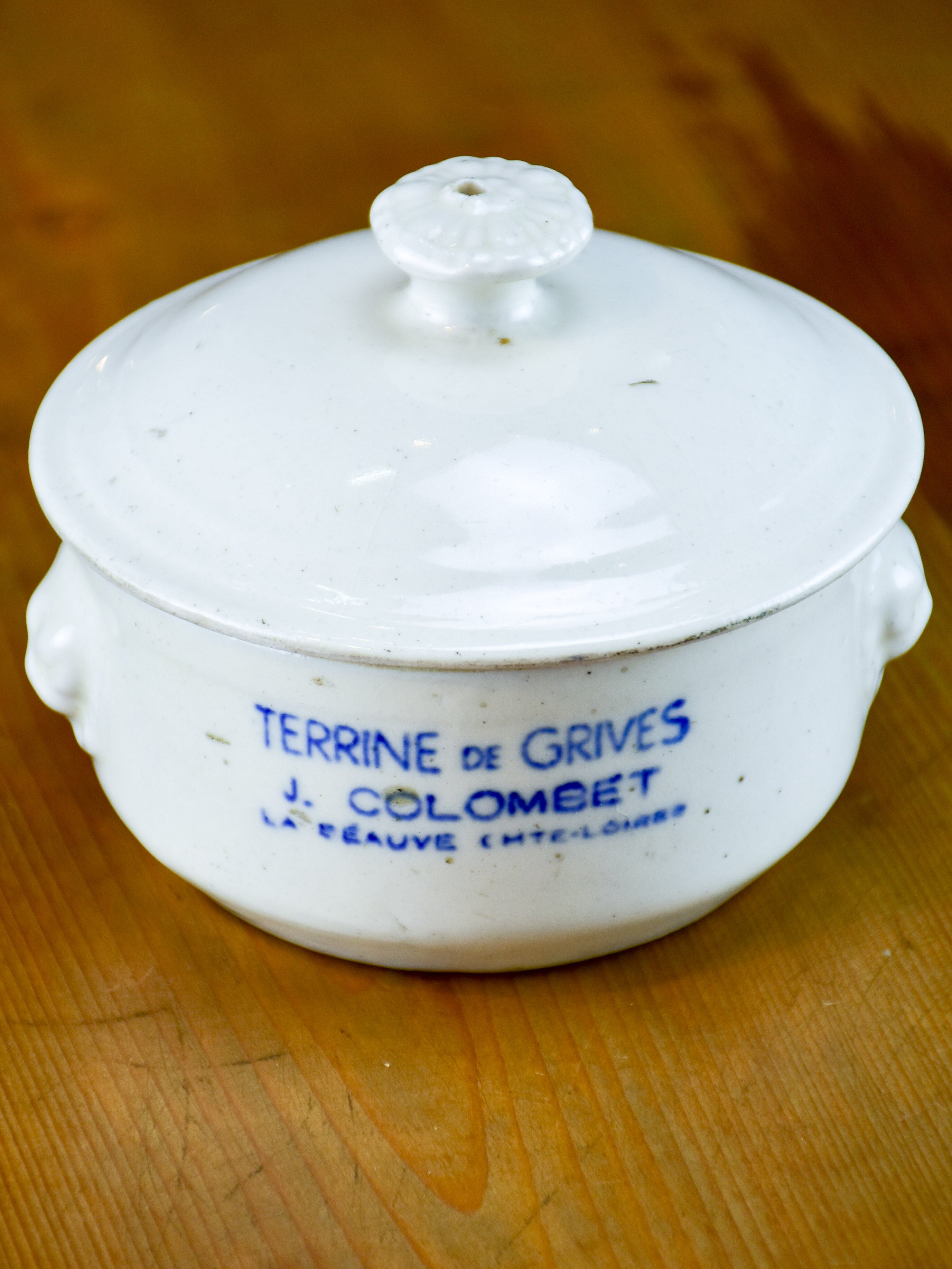 Miniature French ironstone tureen