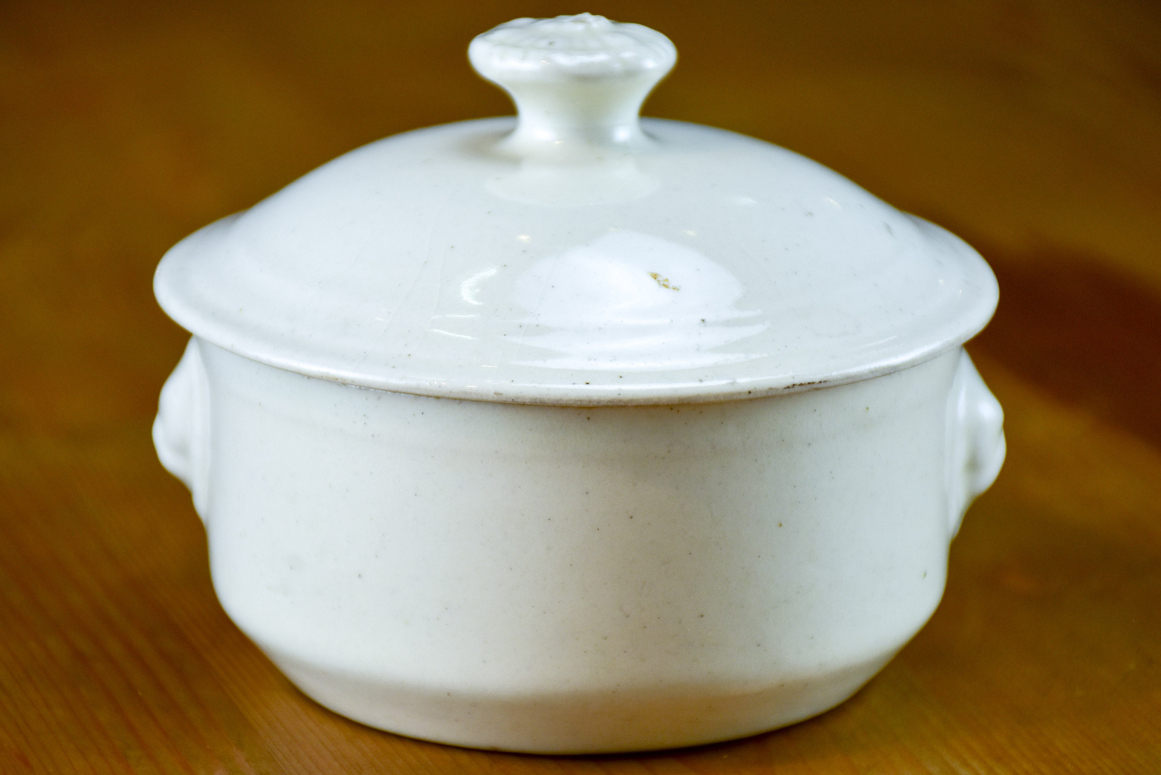 Miniature French ironstone tureen