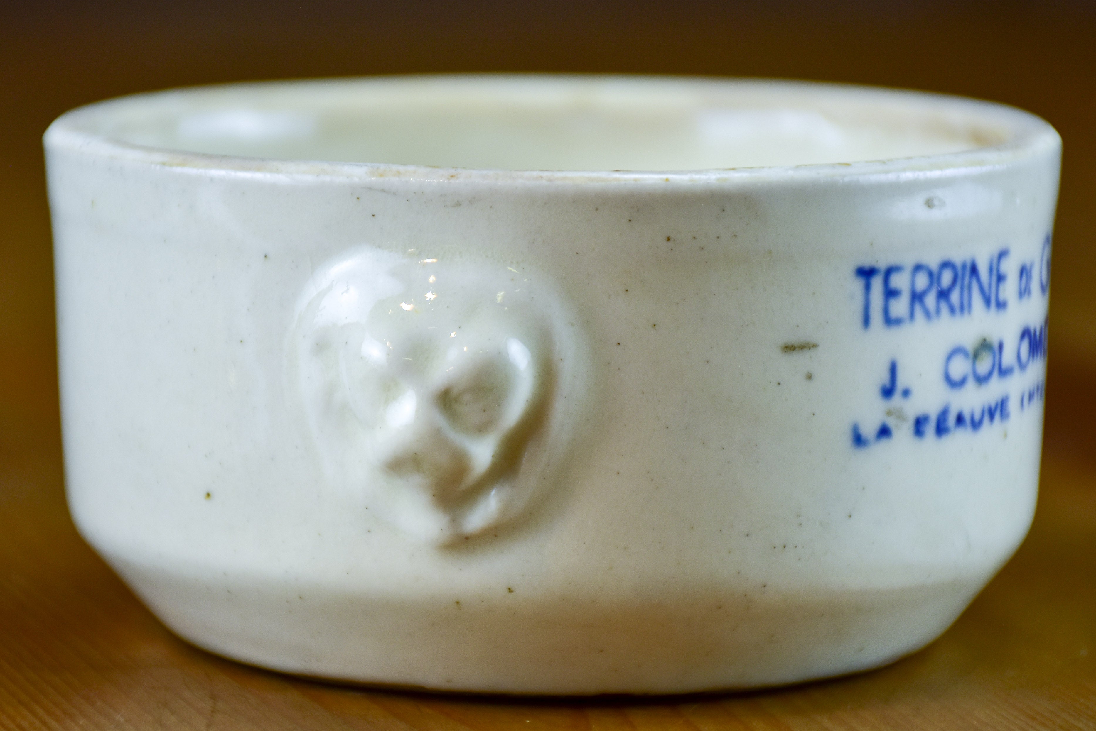 Miniature French ironstone tureen