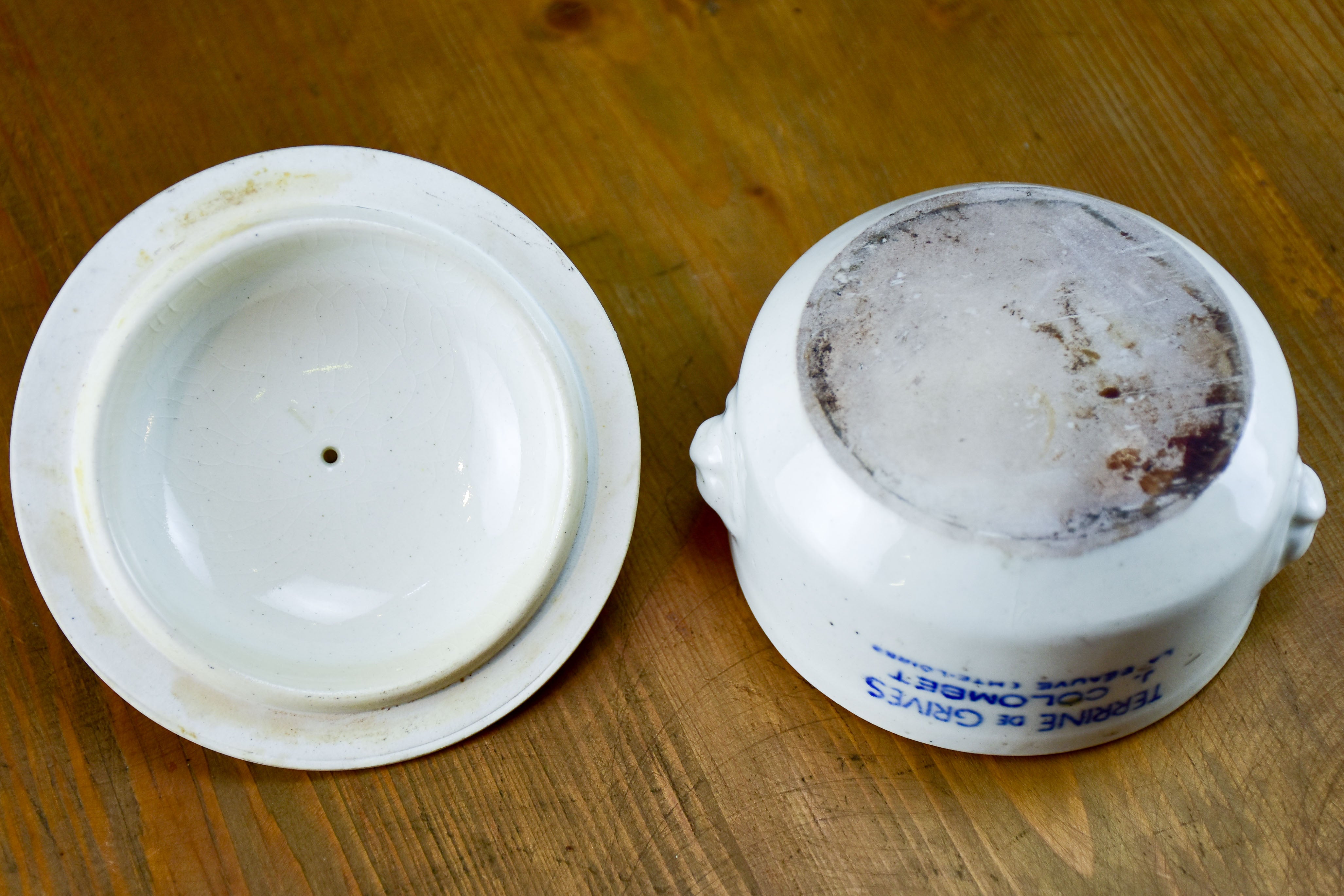 Miniature French ironstone tureen
