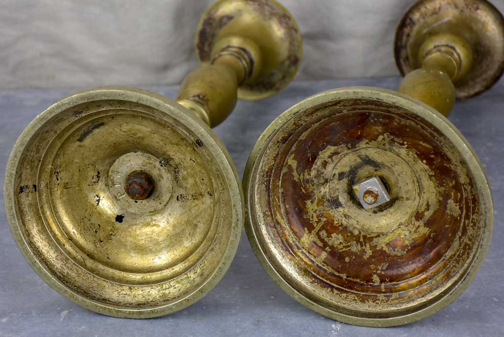 Pair of antique French candlesticks