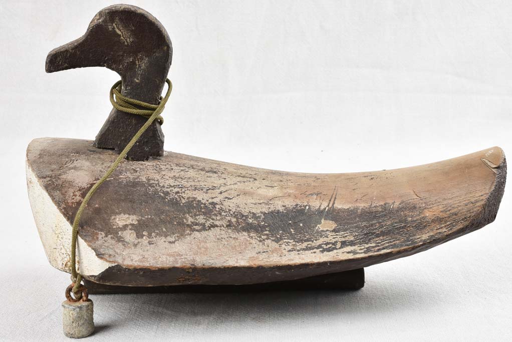 7 antique French wooden duck decoys