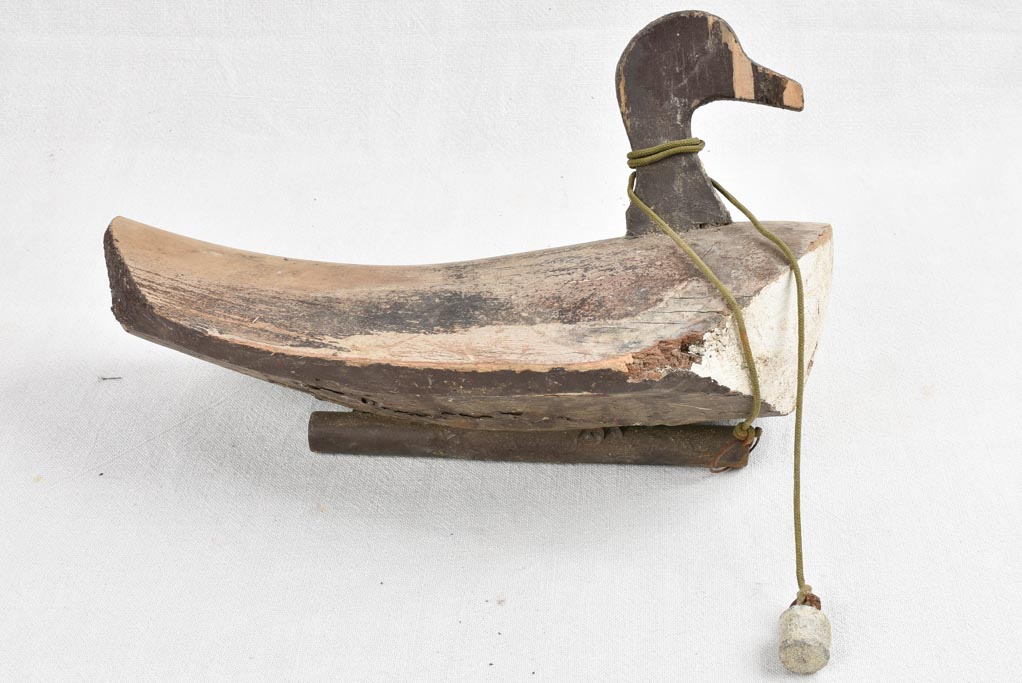 7 antique French wooden duck decoys