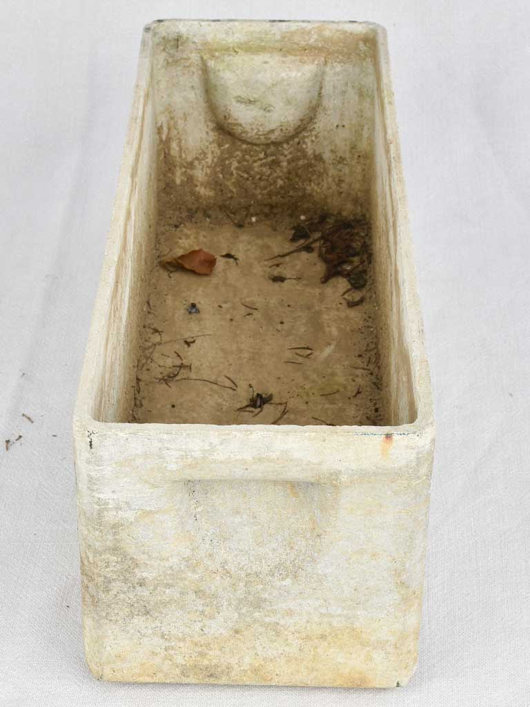 Authentic, asbestos-crafted Swiss design planter