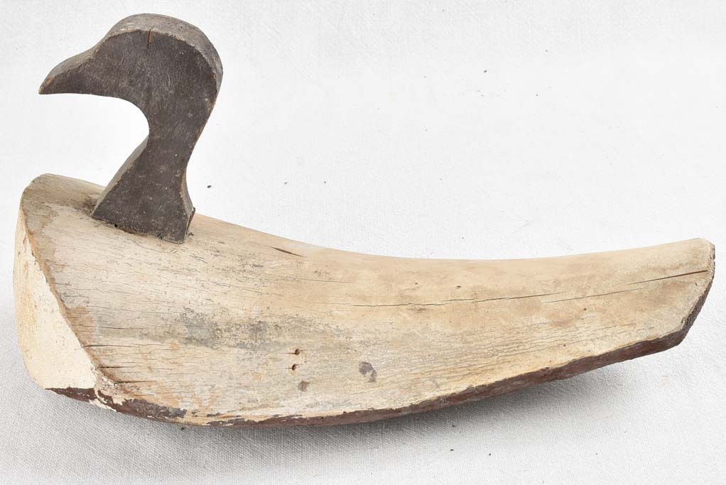 7 antique French wooden duck decoys