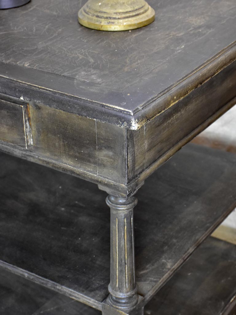 Antique French shop table / drapery table