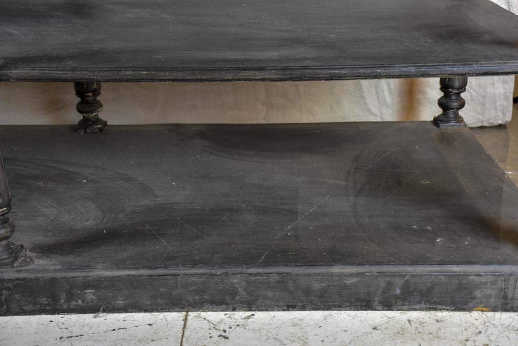 Antique French shop table / drapery table
