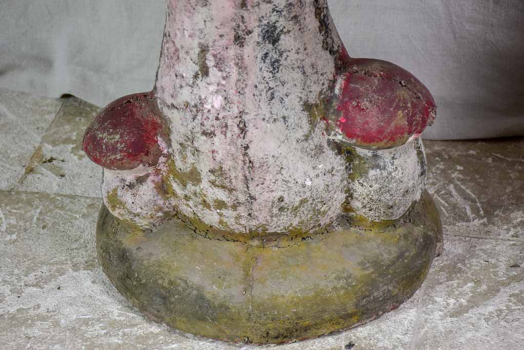 Pair of vintage French garden mushroom stools