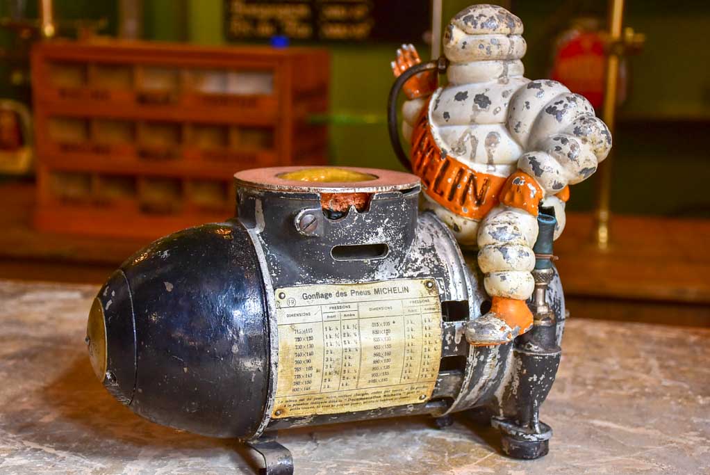 Antique French Michelin air compressor 110v