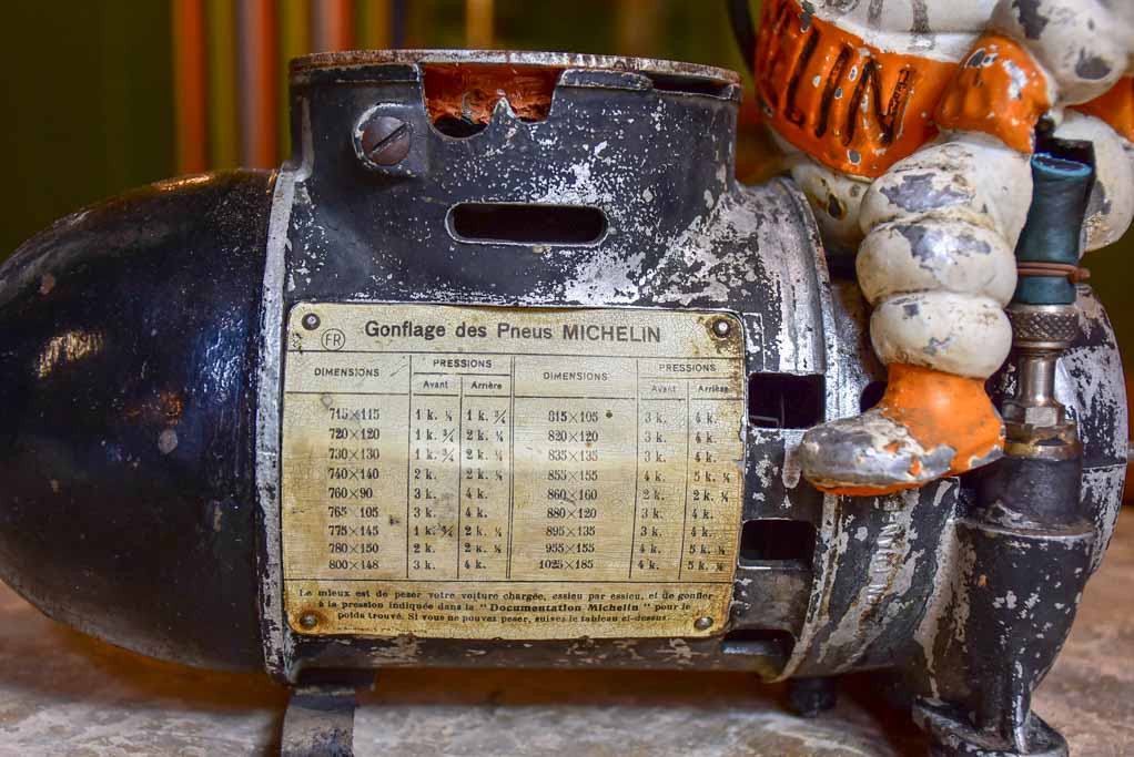 Antique French Michelin air compressor 110v