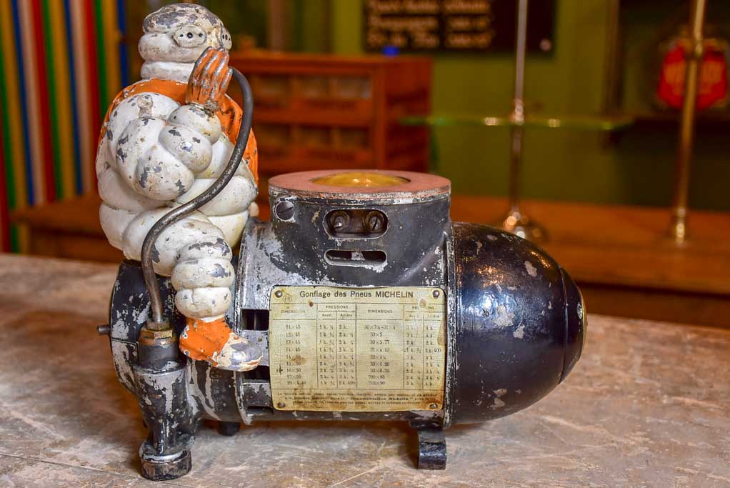 Antique French Michelin air compressor 110v