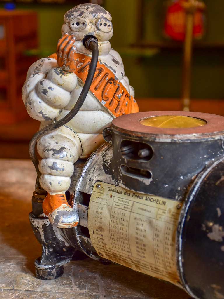 Antique French Michelin air compressor 110v